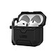 Avis UAG Coque pour AirPods 4 Renforcée Antichocs Effet Grainé avec Mousqueton Noir