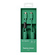 Native Union Câble USB-C vers USB-C 60W Spiralé 2.4m Série POP Charge Rapide Vert pas cher