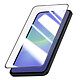 Avizar Protection d'Écran pour Galaxy A36 Conception Hybride Full Glue 5D Transparent Technologie hybride combinant verre trempé et céramique pour offrir une excellente résistance aux chocs et aux micro-rayures et une durabilité accrue