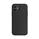 JUST IN CASE Coque pour iPhone 12 / 12 Pro en TPU Compatible Charge Sans Fil KickLite Noir La coque KickLite en TPU protège l'iPhone 12 et 12 Pro des rayures, frottements et chocs légers du quotidien