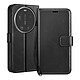 Mayaxess Étui Portefeuille pour Xiaomi 17 Ultra avec Dragonne et Fonction Support Noir Étui effet cuir élégant avec multiples rangements cartes et billets