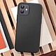 Avis JUST IN CASE Coque pour iPhone 12 / 12 Pro en TPU Compatible Charge Sans Fil KickLite Noir