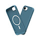 Rhinoshield Coque Magsafe pour iPhone 16e / 17e Modèle SolidSuit avec bords surélevés Bleu pas cher