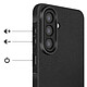 Avis Avizar Coque pour Galaxy A57 en Silicone Souple Texturée Antidérapante Noir