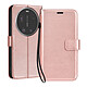 Mayaxess Étui Portefeuille pour Xiaomi 17 Ultra avec Dragonne et Fonction Support Rose champagne - Étui effet cuir élégant avec multiples rangements cartes et billets