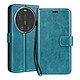 Mayaxess Étui Portefeuille pour Xiaomi 17 Ultra avec Dragonne et Fonction Support Turquoise - Étui effet cuir élégant avec multiples rangements cartes et billets
