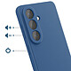 Avis Avizar Coque pour Galaxy S26 en Silicone Souple Soft-Touch Bleu