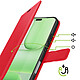 Avis Mayaxess Étui Portefeuille pour Honor 600 Lite avec Dragonne et Fonction Support Rouge
