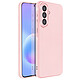 Avizar Coque pour Galaxy A57 en Silicone Souple Texturée Antidérapante Rose champagne - Coque en silicone souple absorbant les chocs et protégeant le Galaxy A57 contre les rayures et impacts