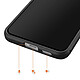 Acheter Avizar Coque pour Galaxy S26 en Silicone Effet Carbone Texture Brossée Noir