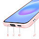 Acheter Avizar Coque pour Galaxy A57 en Silicone Souple Texturée Antidérapante Rose champagne