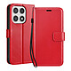 Mayaxess Étui Portefeuille pour Xiaomi 17 avec Dragonne et Fonction Support Rouge - Étui effet cuir élégant avec multiples rangements cartes et billets
