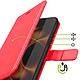 Avis Mayaxess Étui Portefeuille pour Xiaomi 17 Ultra avec Dragonne et Fonction Support Rouge