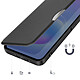 Acheter Avizar Étui Folio pour Galaxy A57 Finition Carbone avec Porte-carte Noir