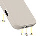 Acheter Rhinoshield Coque pour iPhone 17 Pro Max Modèle SolidX Anti-chutes 3.5 m avec Design Élégant Beige