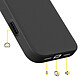 Acheter Rhinoshield Coque MagSafe pour iPhone 17 Pro Modèle SolidX Finition Mate Anti-Chutes 3.5m Noir