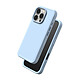 Rhinoshield Coque pour iPhone 16 Pro Max Modèle SolidX Antichoc compatible recharge sans fil Bleu clair - Protection contre les chutes jusqu'à 3.5 m avec norme militaire pour sécuriser efficacement votre smartphone au quotidien