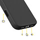 Acheter Rhinoshield Coque pour iPhone 17 Pro Max Modèle SolidX Anti-chutes 3.5 m avec Design Élégant Noir