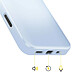 Rhinoshield Coque pour iPhone Air Modèle SolidX Anti-chutes 3.5 m certifiée MIL-STD 810G Bleu clair pas cher
