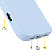 Acheter Rhinoshield Coque pour iPhone 17 Pro Max Modèle SolidX Anti-chutes 3.5 m avec Design Élégant Bleu clair