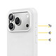 Rhinoshield Coque pour iPhone 17 Pro Max Modèle SolidX Anti-chutes 3.5 m avec Design Élégant Blanc pas cher