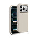 Rhinoshield Coque pour iPhone 17 Pro Modèle SolidX Anti-chutes 3.5 m certifiée MIL-STD 810G Beige - Certifiée MIL-STD 810G, elle assure une absorption optimale des impacts lors des chutes de 3.5 mètres