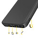 Acheter Rhinoshield Coque MagSafe pour Galaxy S26 Ultra Modèle SolidX Finition Mate Anti-Chutes 3.5m Noir