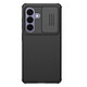 Nillkin Coque pour Galaxy S26 Plus Modèle CamShield Pro avec Cache Caméra Coulissant Noir Association d'un dos en polycarbonate rigide et d'un contour en silicone souple avec coins amortisseurs conçus pour aider à absorber les chocs du quotidien