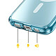 Rhinoshield Coque pour iPhone Air MagSafe Antichocs Translucide Compatible Recharge Qi Bleu nuit pas cher