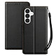 Avizar Étui Portefeuille pour Galaxy S26 Plus avec Dragonne et Fonction Support Vidéo - Étui portefeuille en similicuir élégant et fonctionnel compatible Galaxy S26 Plus