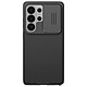 Nillkin Coque pour Galaxy S26 Ultra Modèle CamShield Pro avec Cache Caméra Coulissant Noir Association d'un dos en polycarbonate rigide et d'un contour en silicone souple avec coins amortisseurs conçus pour aider à absorber les chocs du quotidien