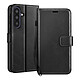 Mayaxess Étui Portefeuille pour Galaxy A57 avec Dragonne et Fonction Stand Noir - Cet étui portefeuille pour Galaxy A57 associe un revêtement grainé et satiné à une conception pratique pour un usage quotidien