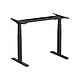 KIMEX 150-2101 Pied de bureau motorisé assis-debout, à double moteur, Noir