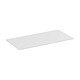 KIMEX 150-0115 Plateau de bureau bords arrondis 150x75cm, blanc
