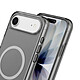Acheter Rhinoshield Coque pour iPhone Air MagSafe Antichocs Translucide Compatible Recharge Qi Noir transparent