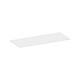KIMEX 150-0118 Plateau de bureau bords arrondis 180x75cm, blanc