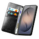 Qialino Étui Portefeuille Vintage pour Galaxy S26 Ultra avec Support Vidéo Noir pas cher