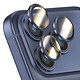 Rhinoshield Protection d'Objectif Caméra pour iPhone 17 Pro / Pro Max Anti-Rayures Bleu