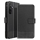 Avizar Étui Portefeuille pour Galaxy A57 Bi-matière Magnétique avec Fonction Support Cet étui pour Samsung Galaxy A57 associe un textile tissé et un simili cuir afin d'améliorer la prise en main et limiter les traces visibles