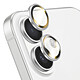 Rhinoshield Protection d'Objectif Caméra pour iPhone 16 / 16 Plus / 17 Anti-Rayures Argent