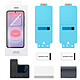 Samsung Lot de 2 Films Écran pour Galaxy A37 Anti-Reflet avec Applicateur Transparent pas cher