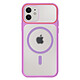 Avizar Coque pour iPhone 12 / 12 Pro MagSafe Bimatière Dos Rigide Violet Cette coque pour iPhone 12 / 12 Pro est compatible avec accessoires magnétiques