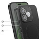 Avis Avizar Coque pour Honor 600 Lite Effet Carbone Compatible MagSafe / Qi2 avec Béquille