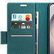CaseMe Étui Portefeuille pour Galaxy S26 Ultra Anti-RFID Effet Cuir Brillant Vert foncé pas cher