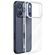 Mayaxess Coque pour iPhone 17 Pro Antichocs Silicone Souple Bords Renforcés Transparent pas cher