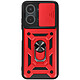 Mayaxess Coque pour Xiaomi Redmi 15C Antichocs MIL-STD 810G Cache Caméra Anneau Support Rouge Cette coque pour Xiaomi Redmi 15C est certifiée MIL-STD-810G contre les chocs