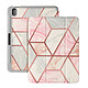 Supcase Étui pour iPad Air 11" M4 Modèle Cosmo au Design Marbré avec Fonction Support Multicolore Protection intégrale avec coque interne et clapet avant, protégeant l'écran et l'arrière contre les chocs et rayures