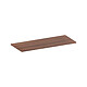KIMEX 150-0318 Plateau de bureau bords arrondis 180x75cm, noyer