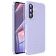 Samsung Coque pour Samsung Galaxy A37 en Silicone Lisse avec Rebords Surélevés Lavande - Cette coque est conçue exclusivement pour le Samsung Galaxy A37, assurant un ajustement précis et une compatibilité parfaite