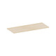 KIMEX 150-0418 Plateau de bureau bords arrondis 180x75cm, bois naturel